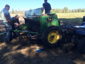 calibrate seed drill small